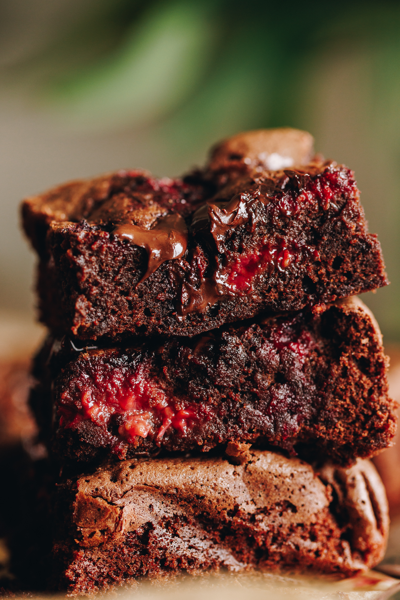 Chocolate and Raspberry Brownie