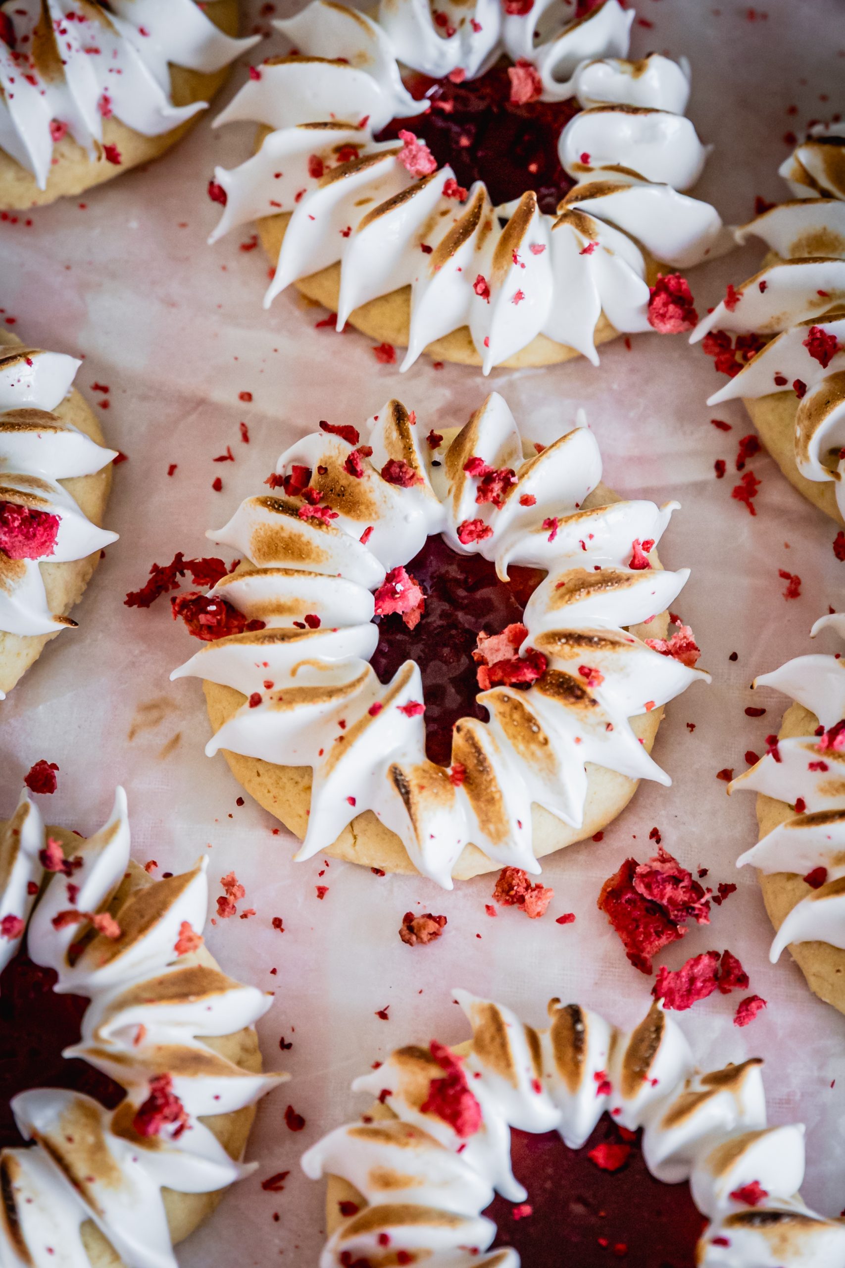 Lemon and Strawberry Jam Drops (Thumbprint Cookies)